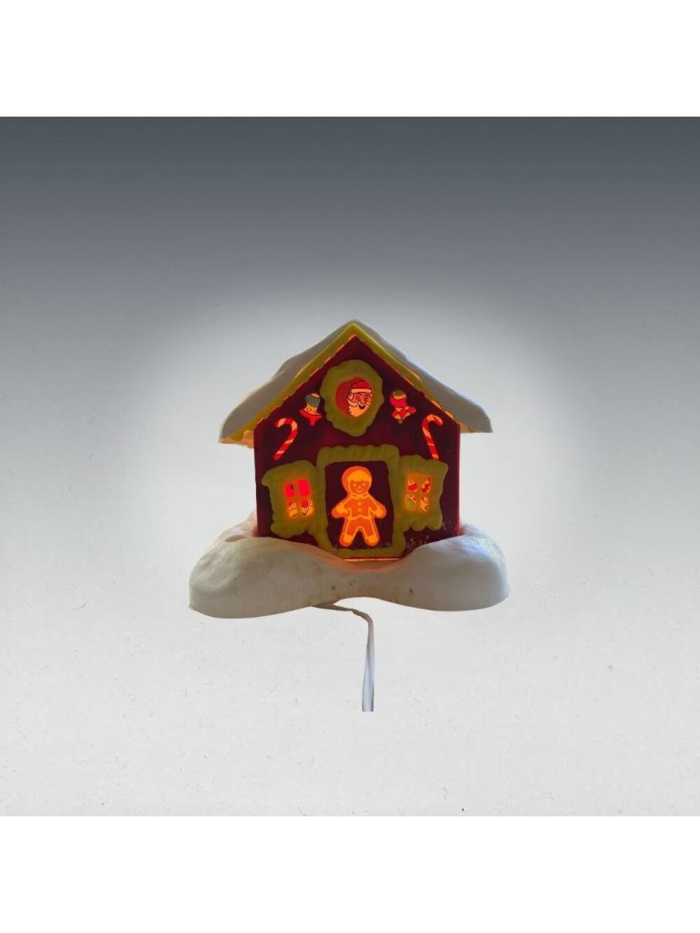 Vintage Regency Alpine Village Electrified Gingerbread House Blow Mold